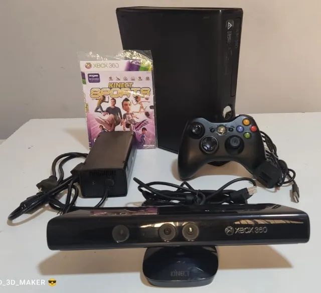 XBOX 360 + RGH Freestyle + 1 controle + 1 Kinect GRÁTIS +25GAMES