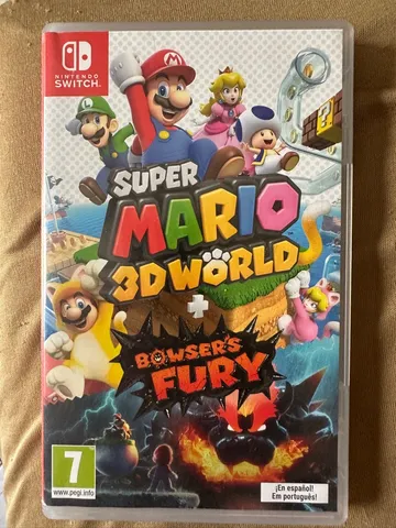 Jogo Super Mario 3D World + Bowser's Fury Nintendo Switch Mídia Física