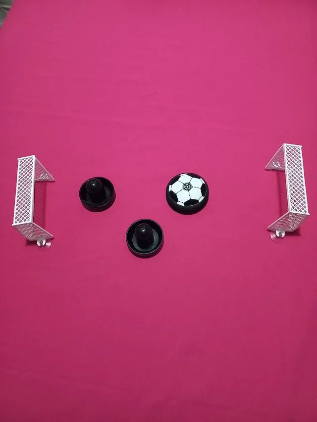 <br>Jogo de Futebol de Mesa Flutuante - Flat Ball Air Soccer -Produto Novo - Foto 3