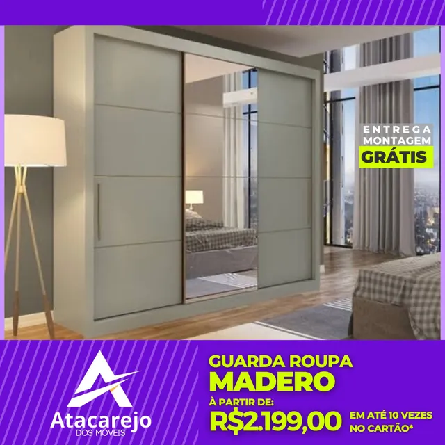 Guarda Roupa Casal Entrega e Monta Grátis