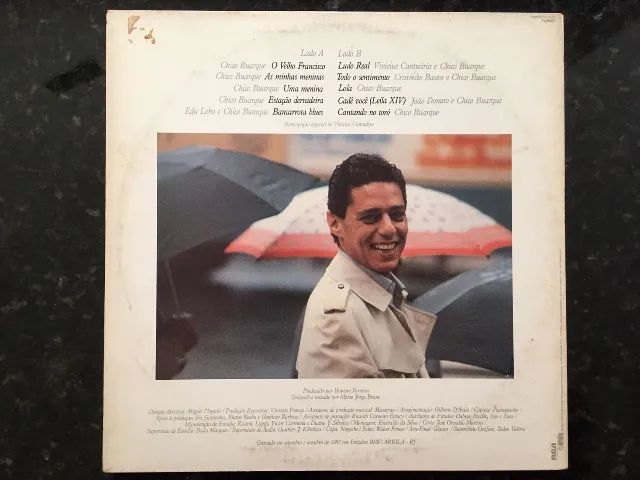 LP Chico Buarque - Francisco 1987 (usado) - Foto 2