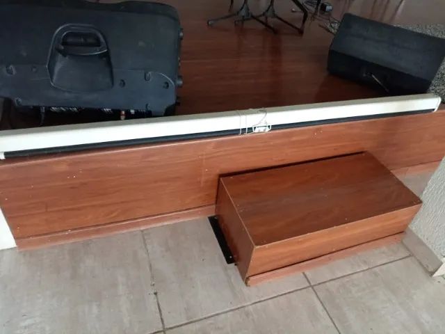 Retroprojetor Epson e Kit Tela De Projeção Manual Retrátil Multilaser 180x180cm - Foto 2