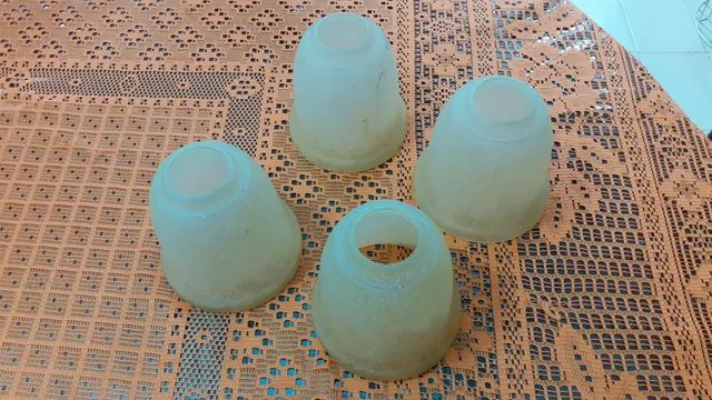 Cúpula de vidro lustre antigo  - Foto 2