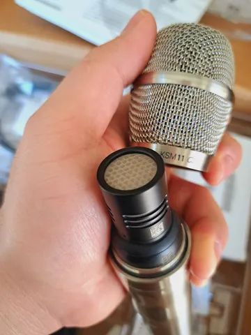 Microfone sem Fio Shure Profissional Nickel Escovado Luxo ULXD24-K11 Cápsula KSM11 NICKEL - Foto 2