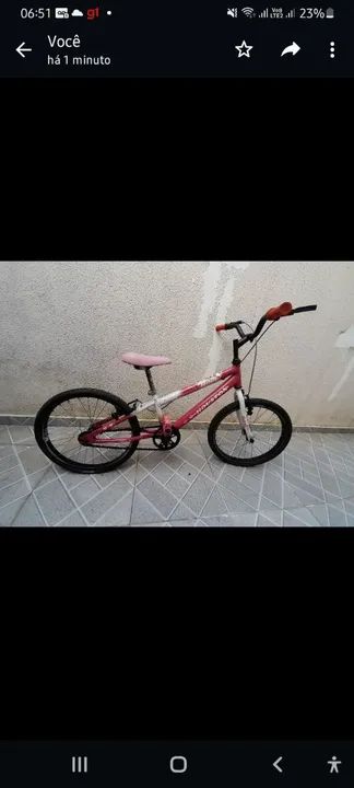 Bike infantil. Feminino 