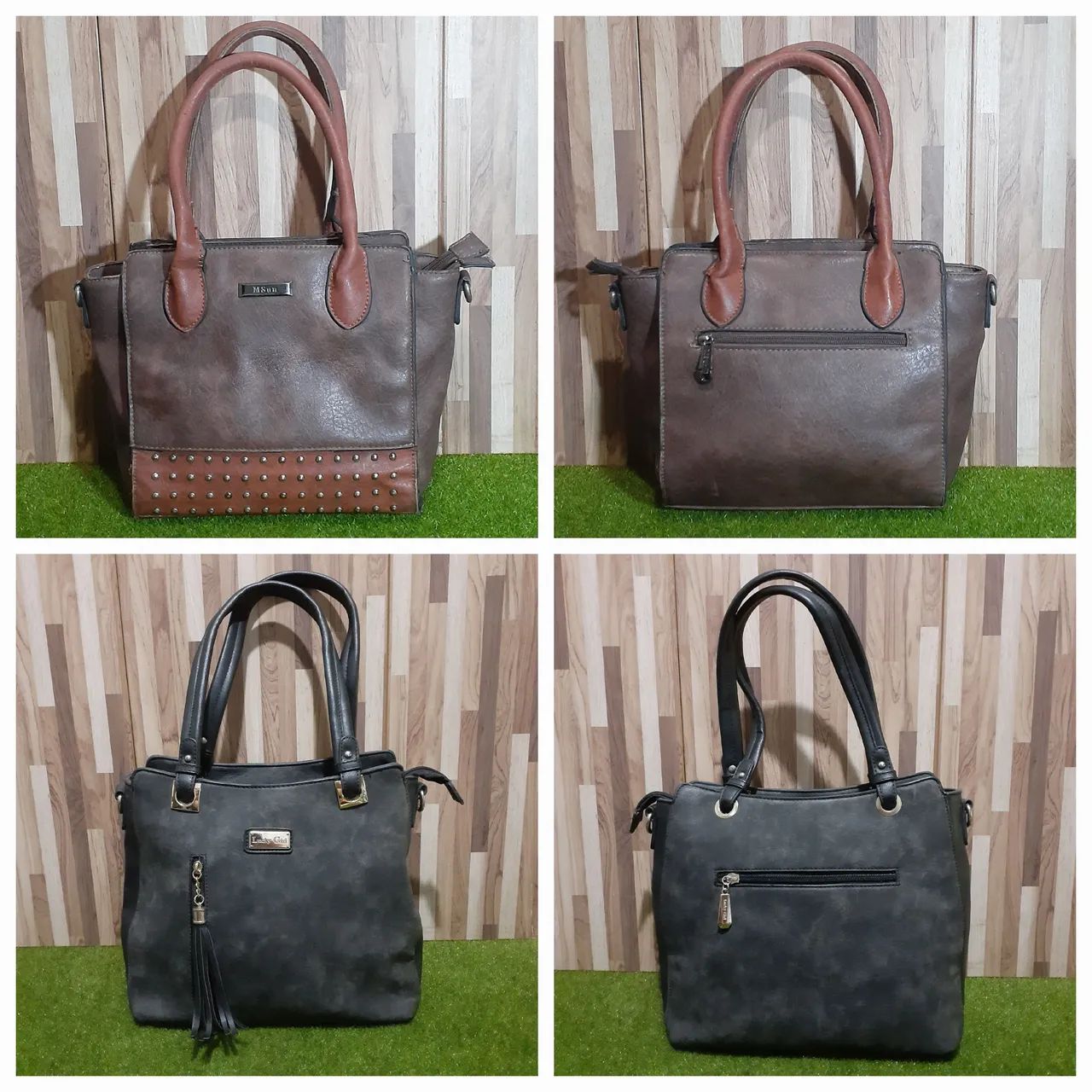 Bolsas Semi-Novas de Couro Legítimo 