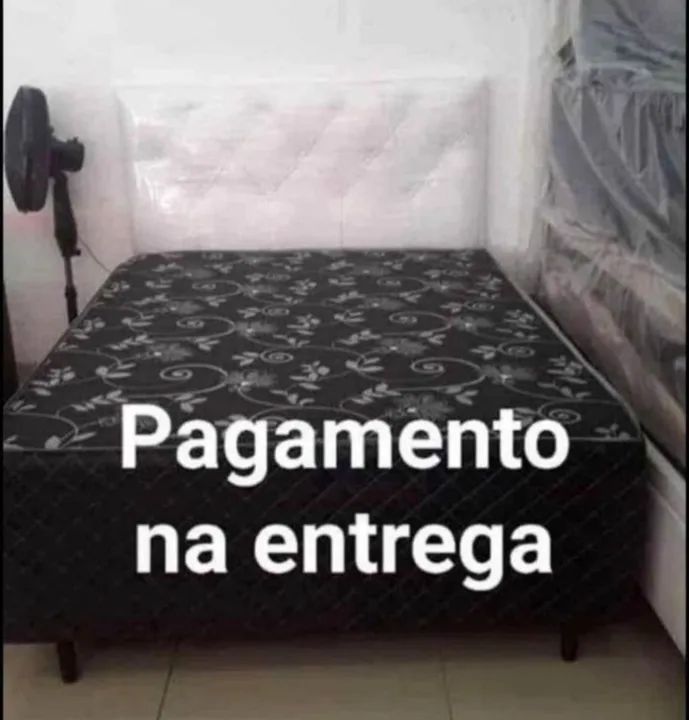 Cama Box Casal com Colchão Ortopédico - Foto 3