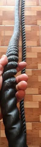 Corda Naval Preta 25 Mm Com 10 Metros - Foto 4