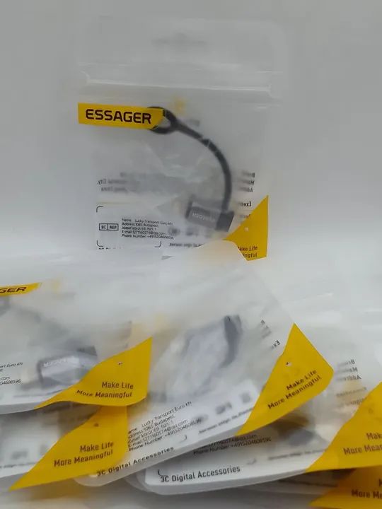 Essager adaptador otg tipo c para iPhone,material alumínio  - Foto 2