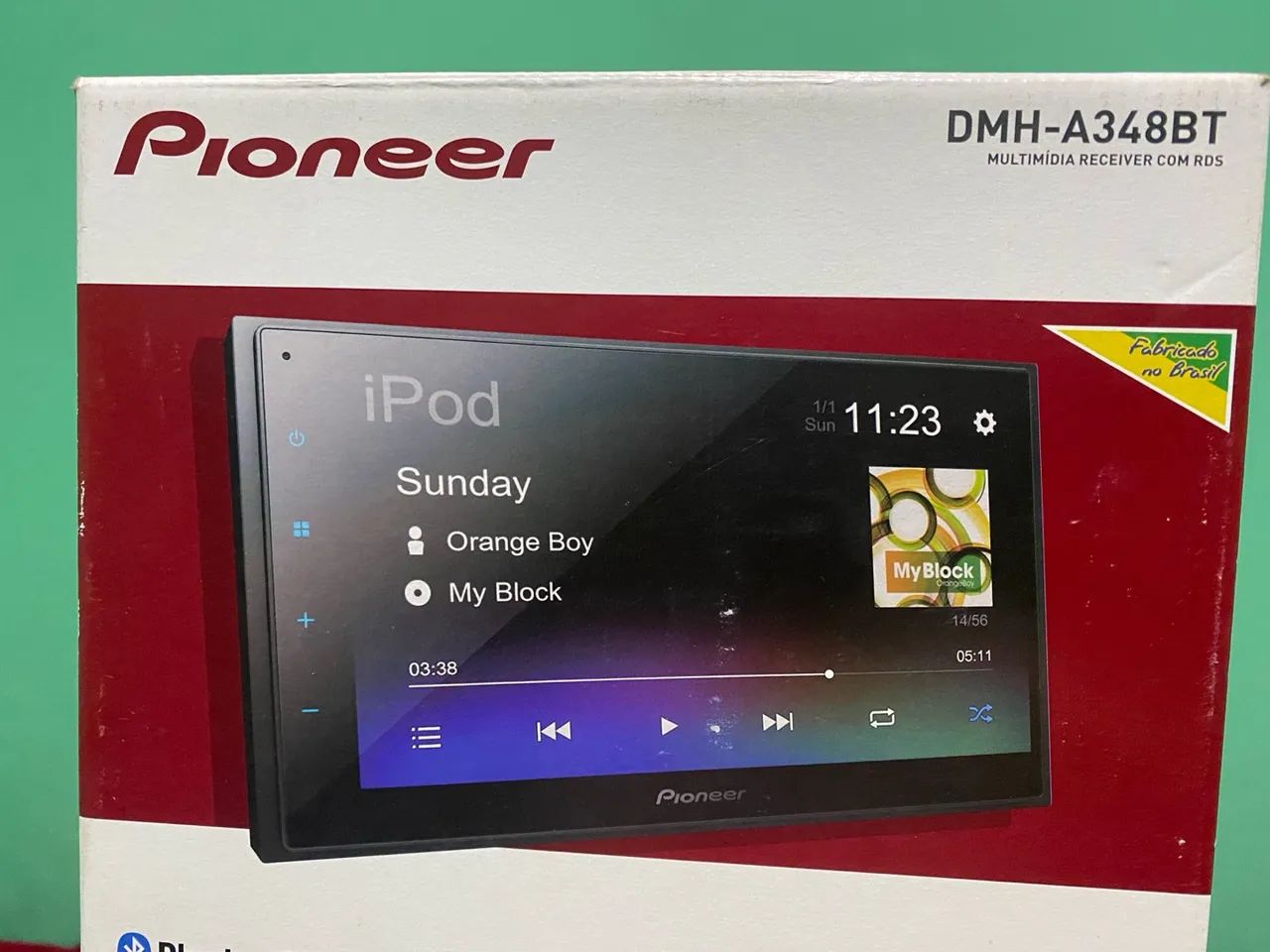 Pioneer DMH-A348BT - Multimídia Receiver com RDS