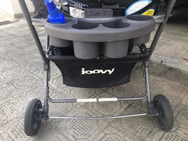 Kit carrinho e bebê conforto Gêmeos unissex - Foto 6