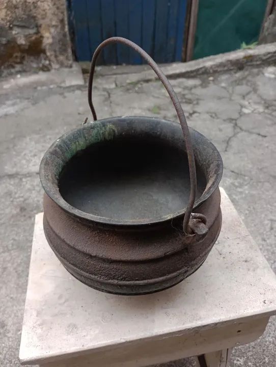Panela de ferro antiga  - Foto 4