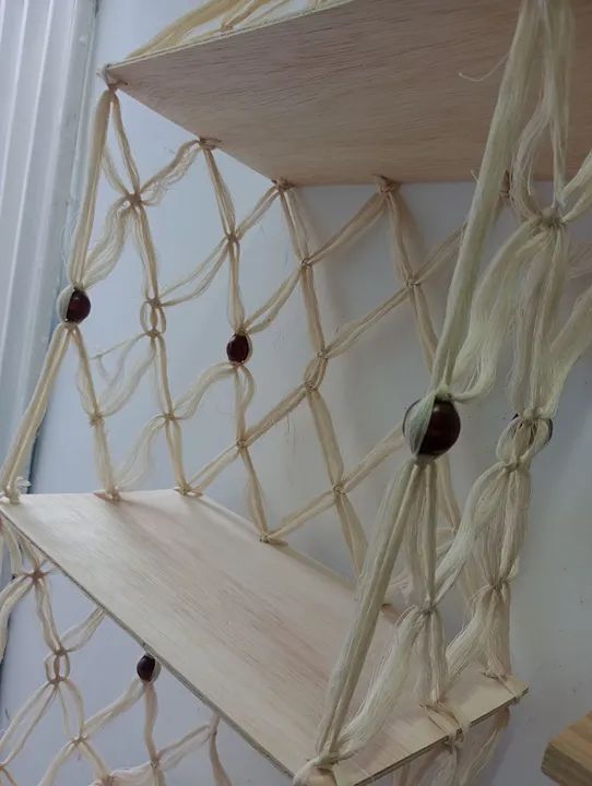 Prateleira redinha suspensa  - Foto 3