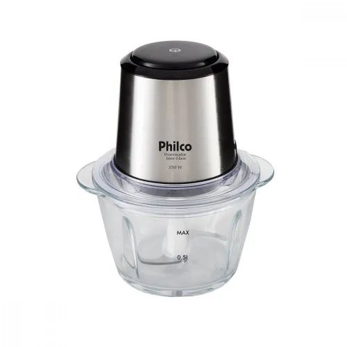 Processador De Alimentos glass PPS01 350W Inox Philco - Foto 4