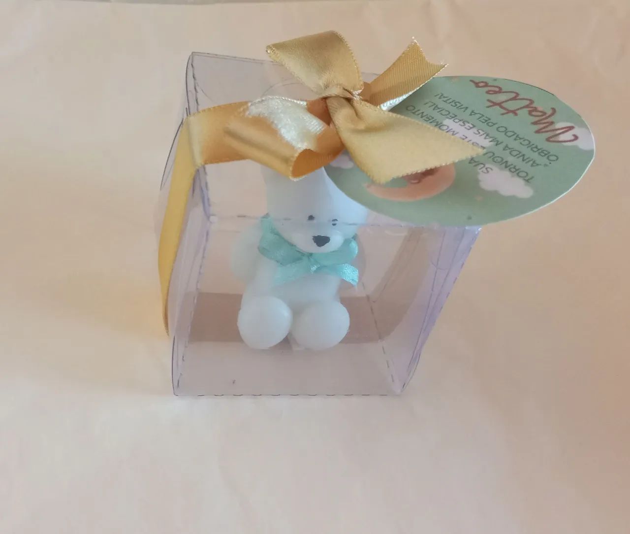 Lembrancinha maternidade urso teddy - Foto 4
