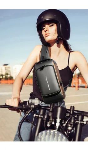 Bolsa Transversal Anti Furto Impermeável - Foto 5