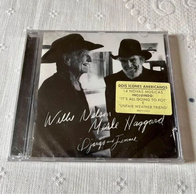 Cd Willie Nelson E Merle Haggard - Django And Jimmie - Novo - Foto 3