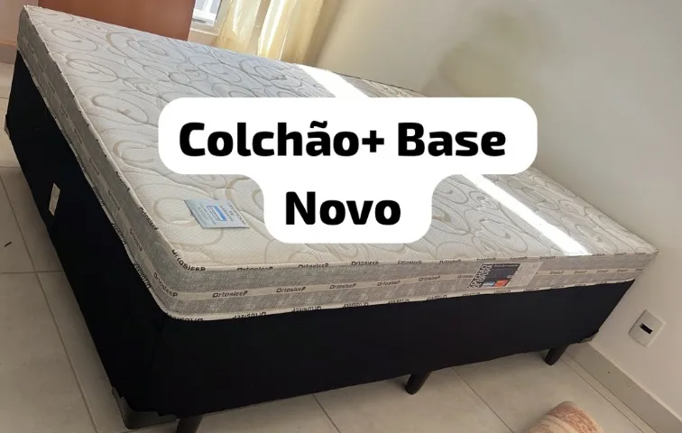cama box suporte e colchão (espuma D33)