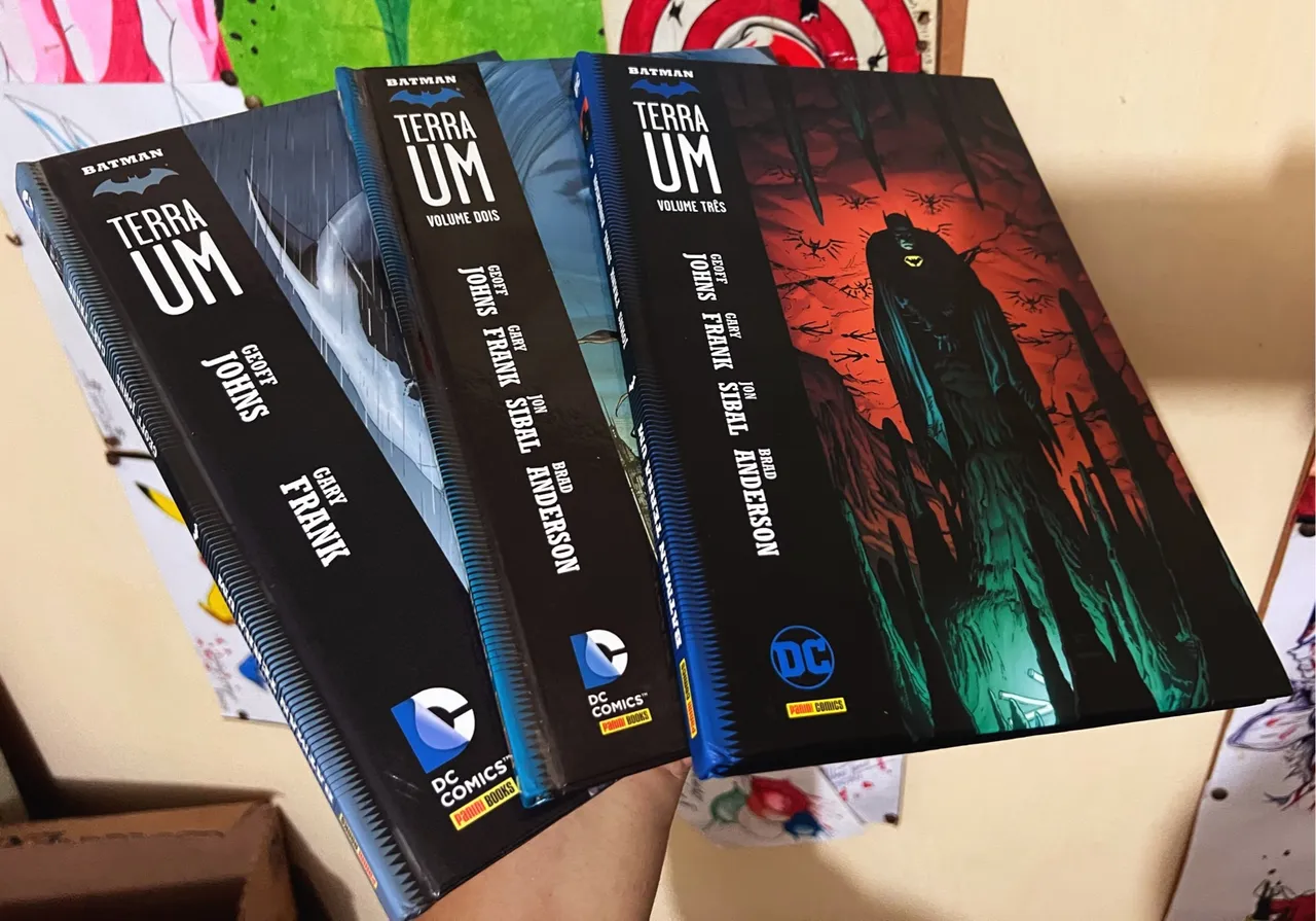 Batman Terra Um completa Volumes 1, 2 e 3