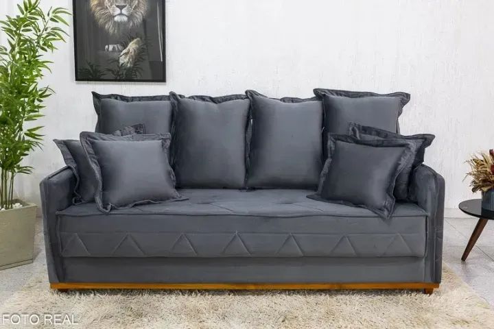 Sofá Living Vican 2,00m    1    Molas Bonnel   Pronta Entrega! - Foto 2