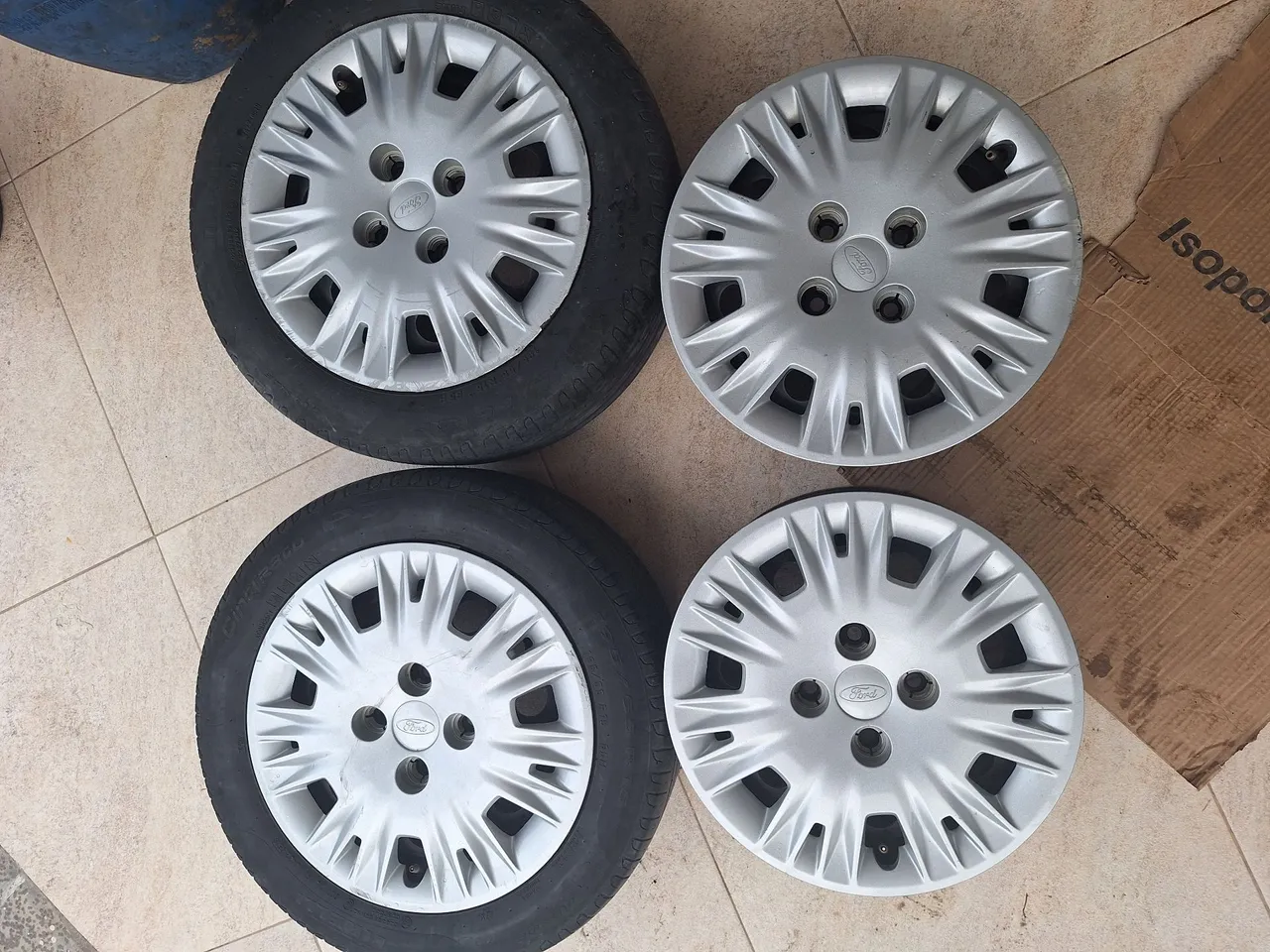 Rodas de ferro Ford - Aro 15.