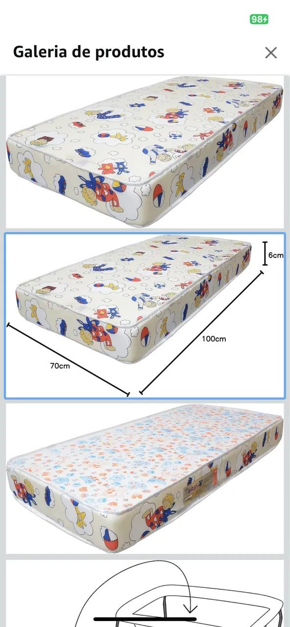 Colchão mini berço 