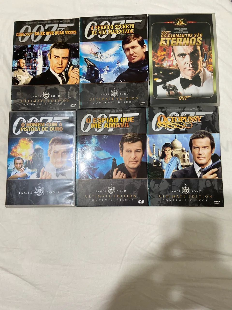 DVDs 007 excelente estado 11 filmes