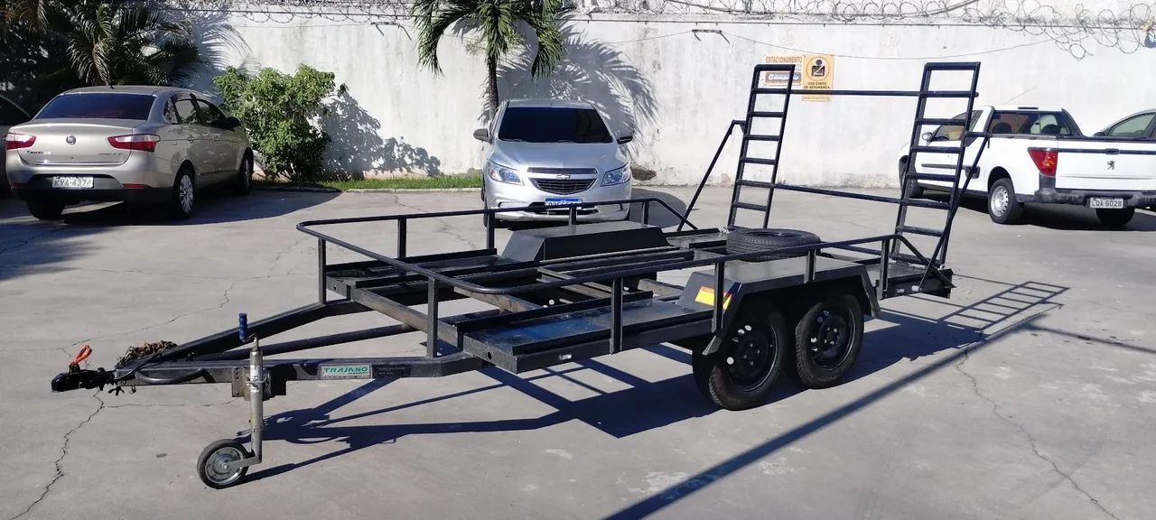  carretinha reboque para UTV com eixo de torção 