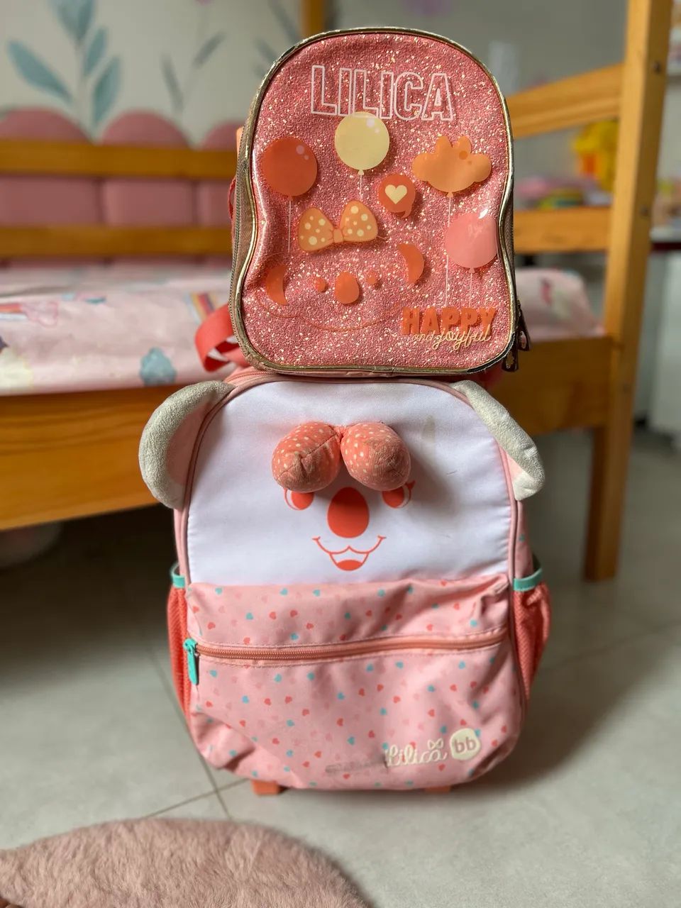 Mochila e lancheira Lilica