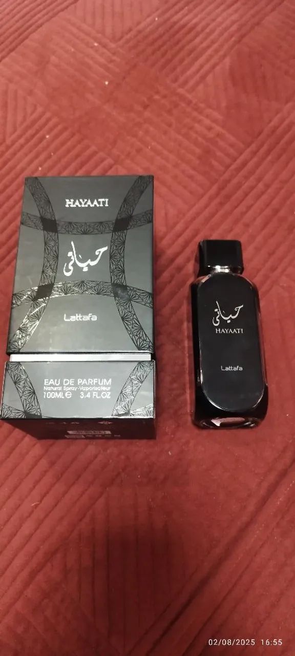 Perfume Hayaati Black Lattafa - Eau de Parfum 100ml - Foto 2