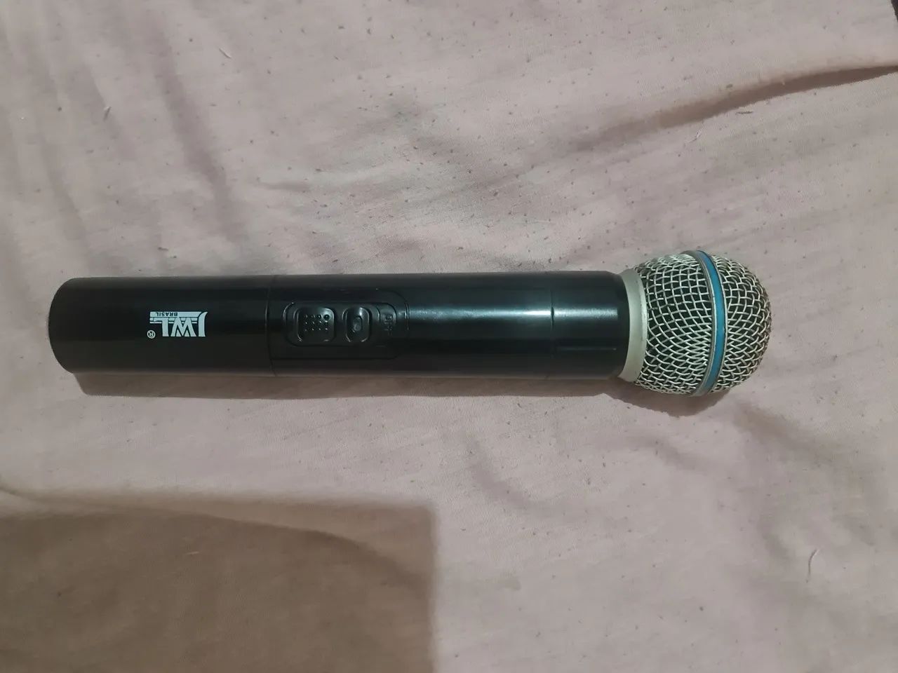 Microfone JWL Sem Fio muito bem conservsdo - Foto 3