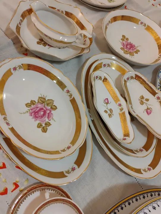 Travessas em porcelana 