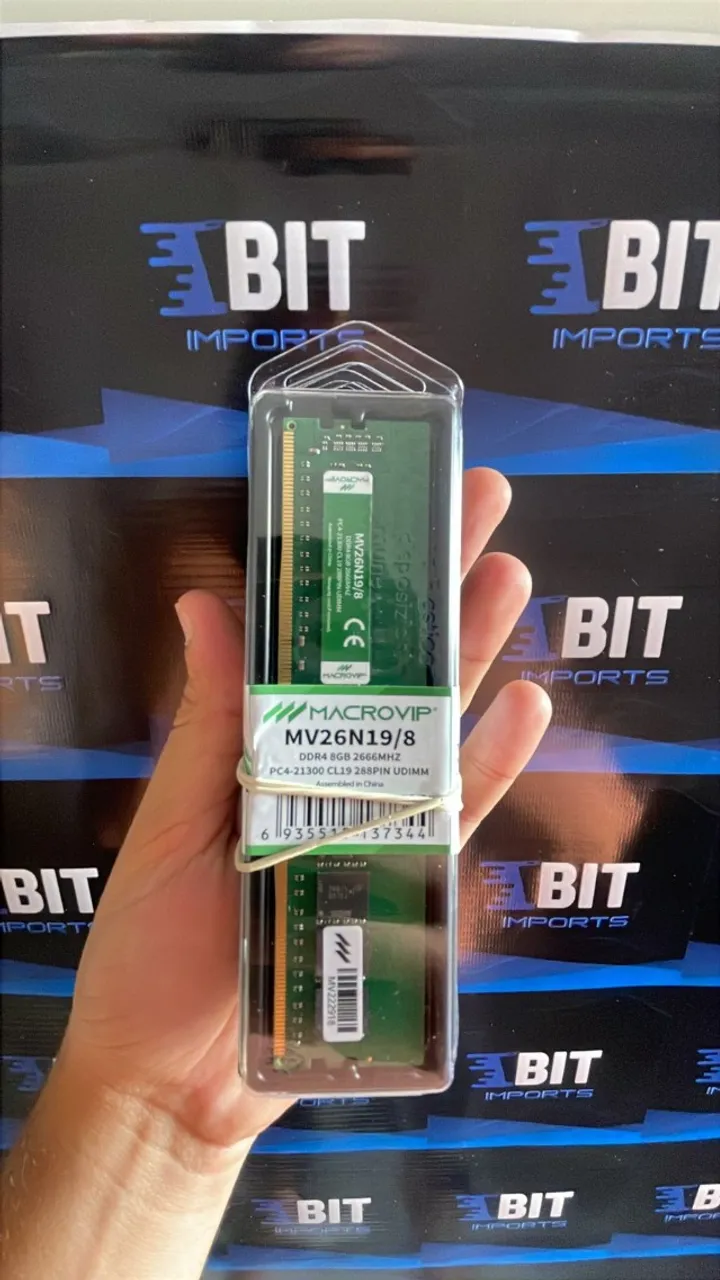 Memória DDR4 16GB 2666Mhz | Desktop | Nova Lacrada | MacroVip