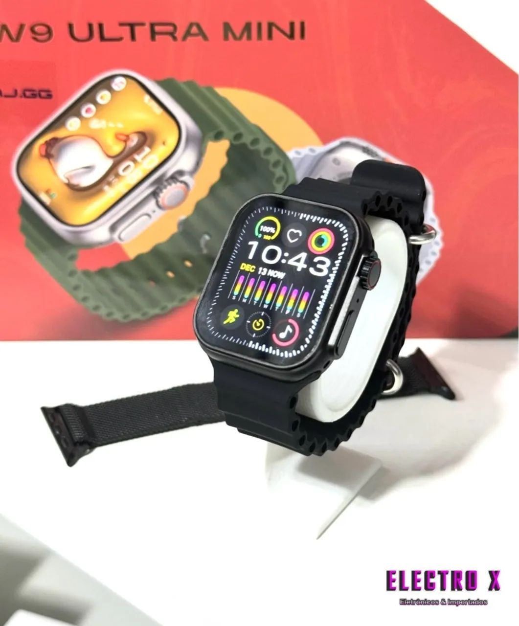 RELÓGIO SMARTWATCH HW9 ULTRA MINI 