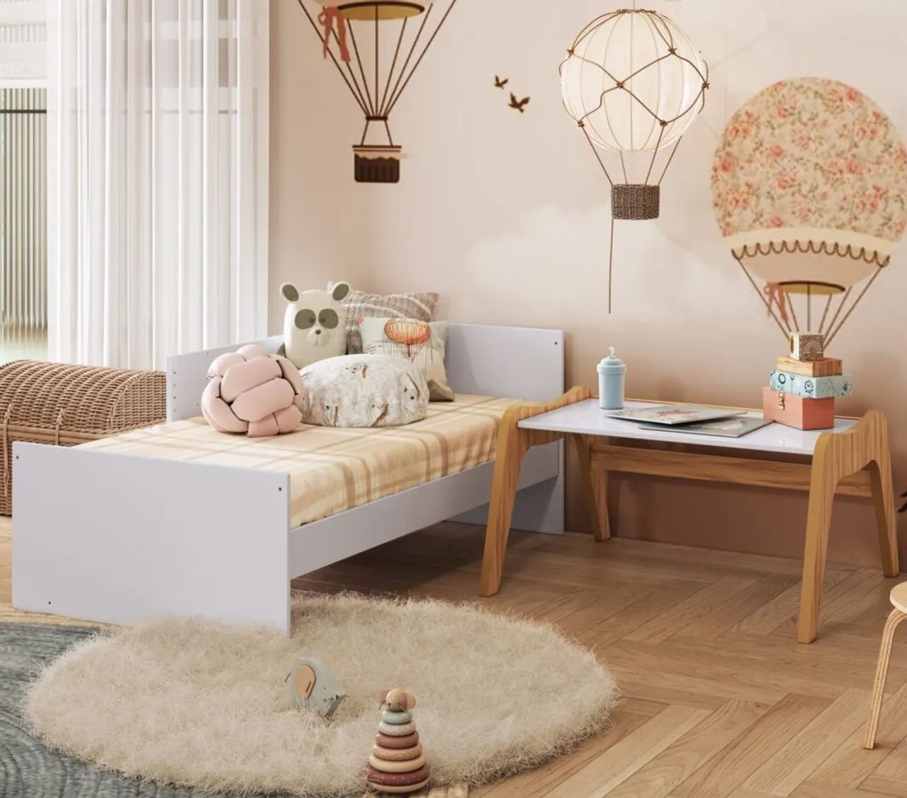 BERÇO SUPER FUNCIONAL COM VÁRIAS FORMAS DE MONTAGEM SURPREENDA-SE!! 726TT6 - Foto 3