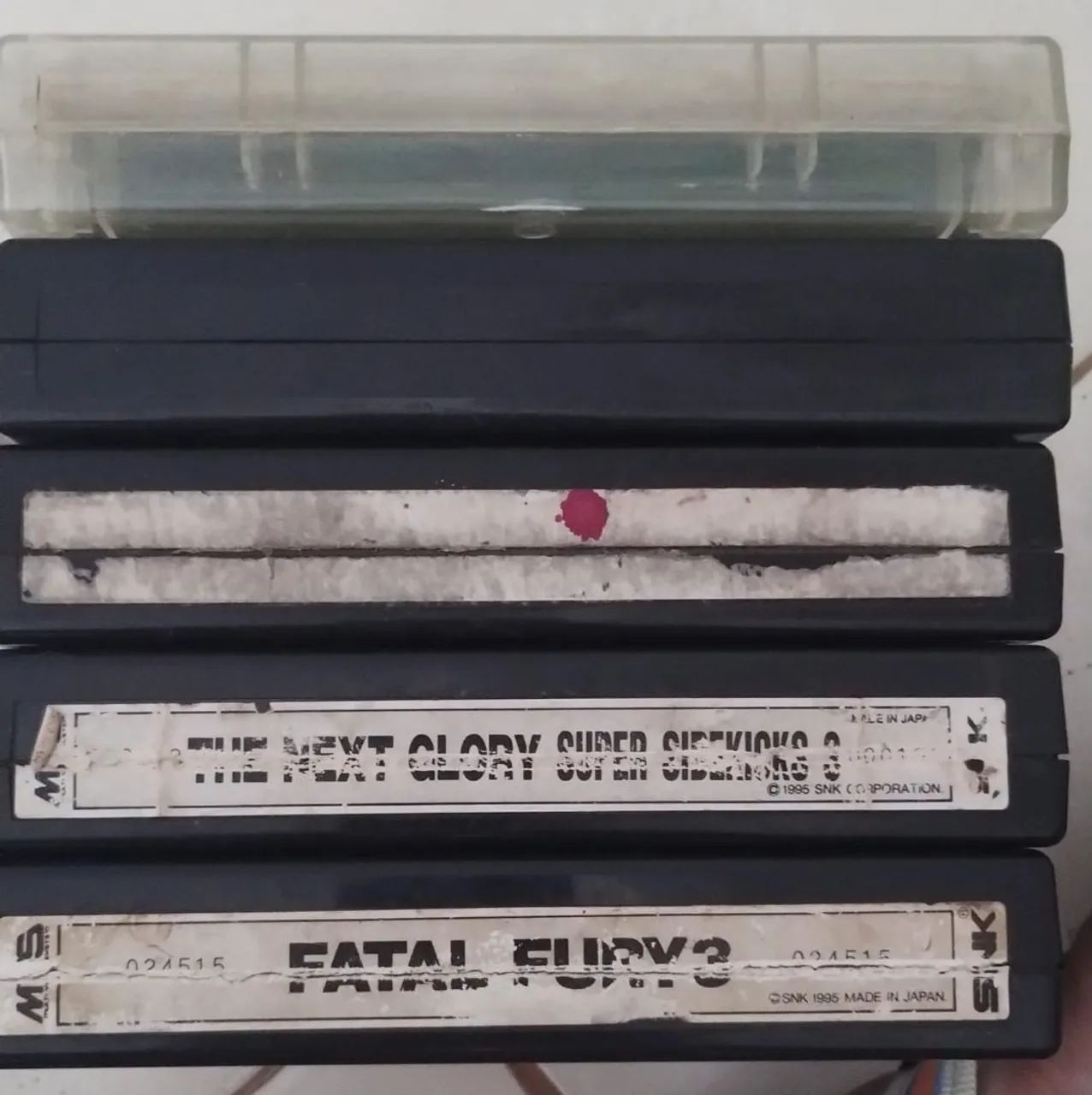 Lote 25 Cartuchos Neo Geo MVS - Coleção  (KOF, Samurai Shodown, Fatal Fury) - Foto 3