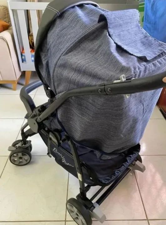 Carrinho  Burigotto Touring x (Reversível) semi-novo. - Foto 3