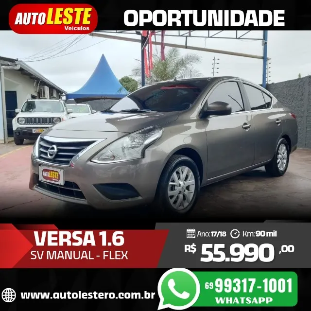 NISSAN VERSA SV 1.6 FLEX 4P 2017-2018