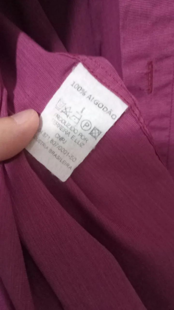 Camisa Thost, vinho, XG. - Foto 2
