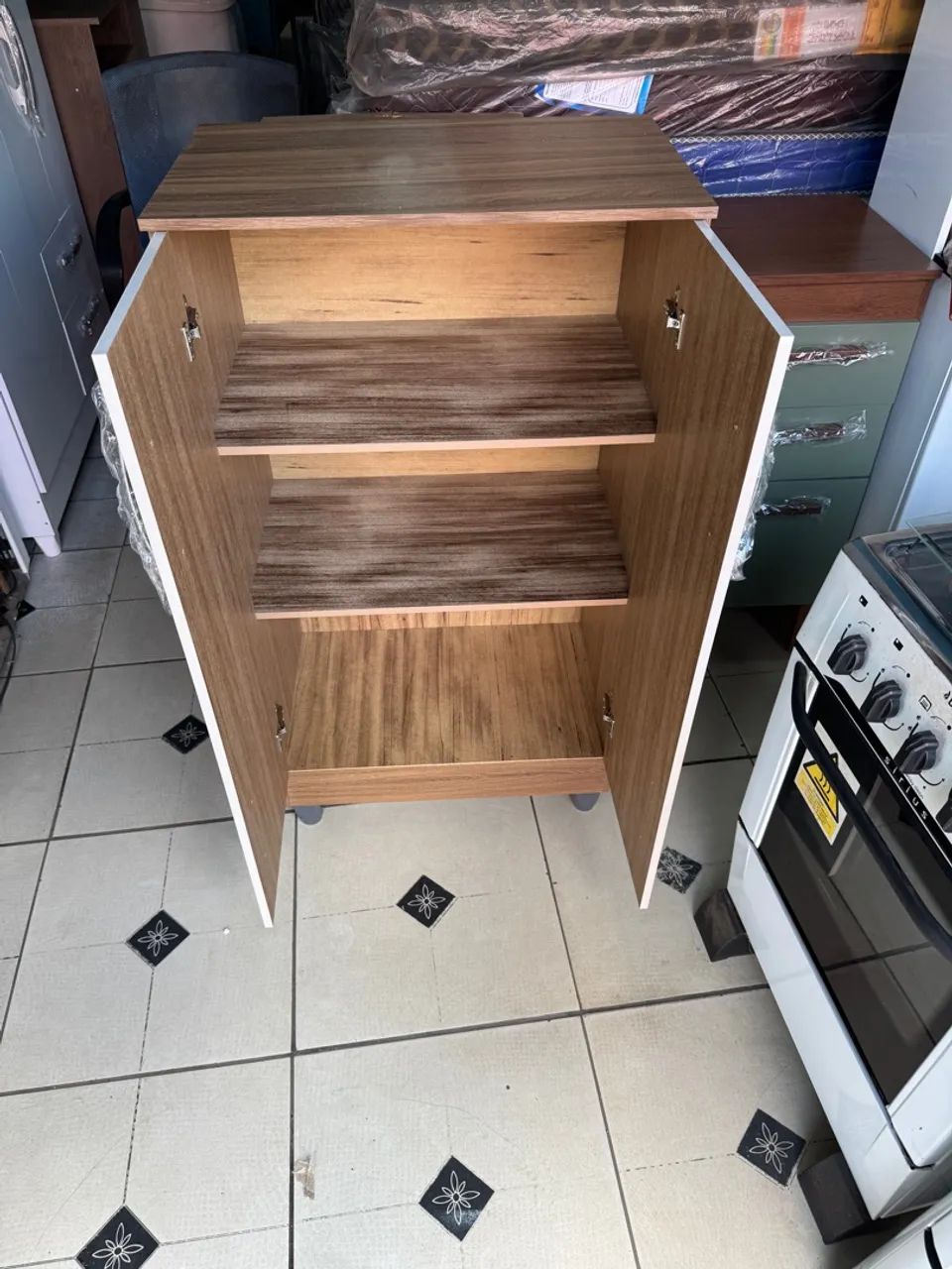 Armário multiuso 2 Portas Branco - Foto 4