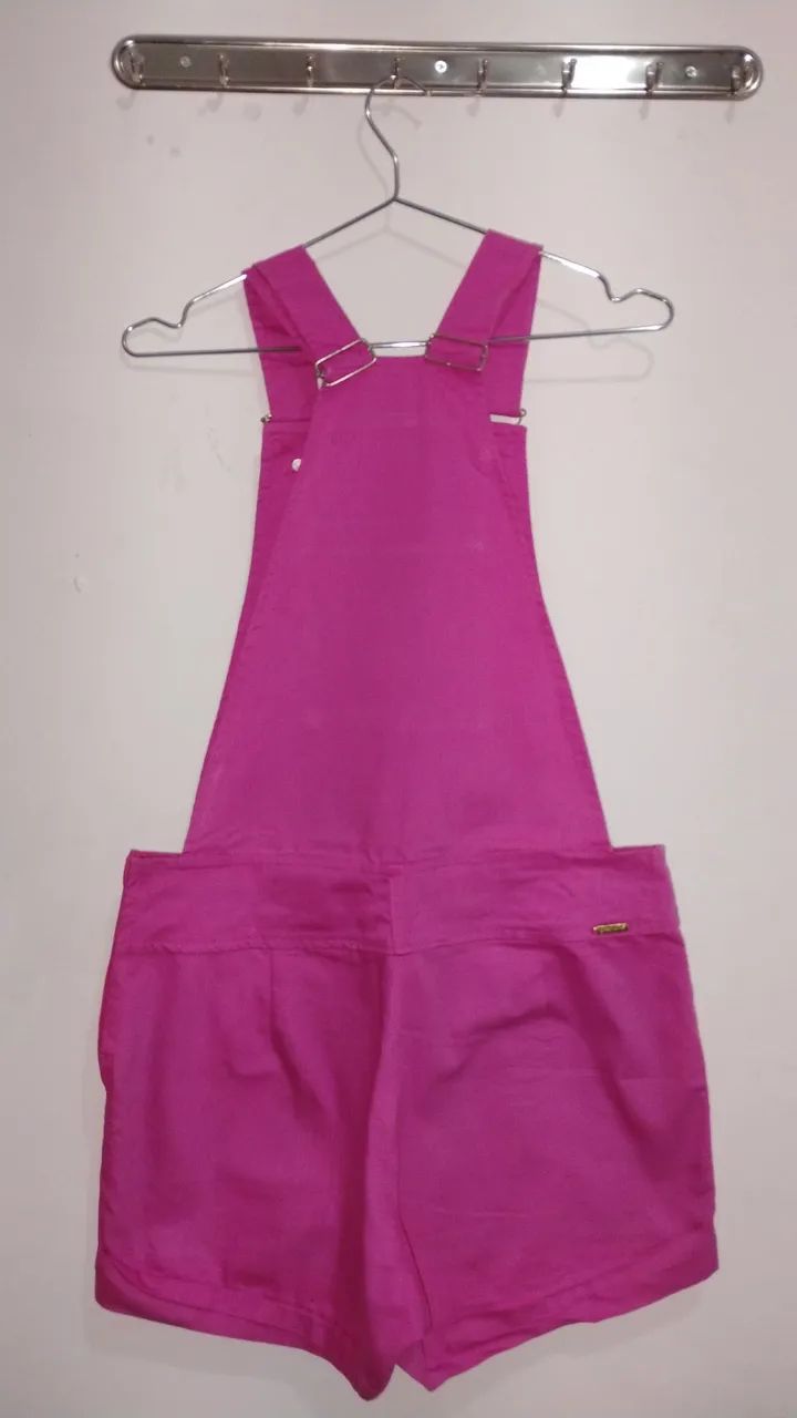 Jardineira cor-de-rosa - Foto 3