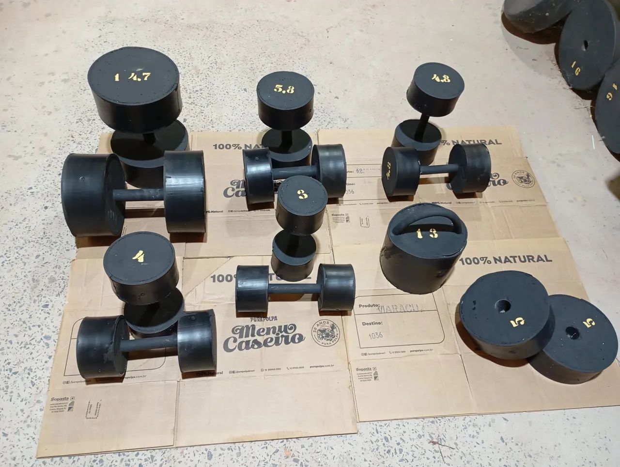 ANILHAS e kettel para musculação  - Foto 4