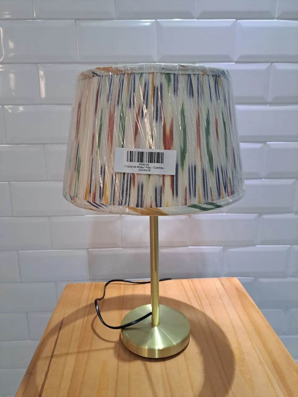 Abajur westwing com Cúpula Colorida - Foto 3