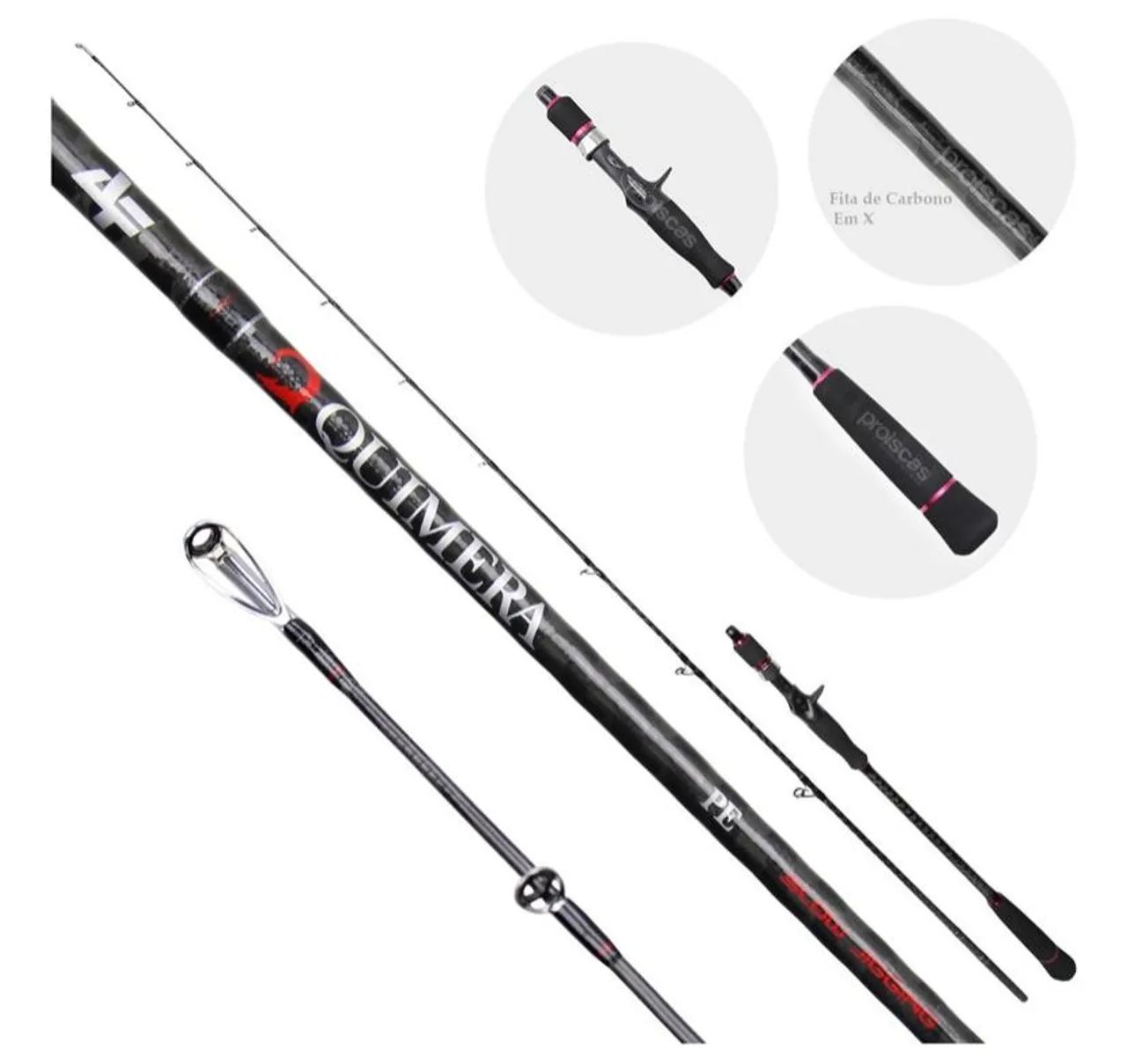 Vara De Carretilha Slow Jigging Albatroz Quimera 6'0