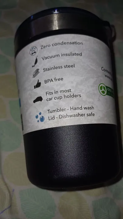 Caneca Térmica de Aço Inox - Livre de Condensação
