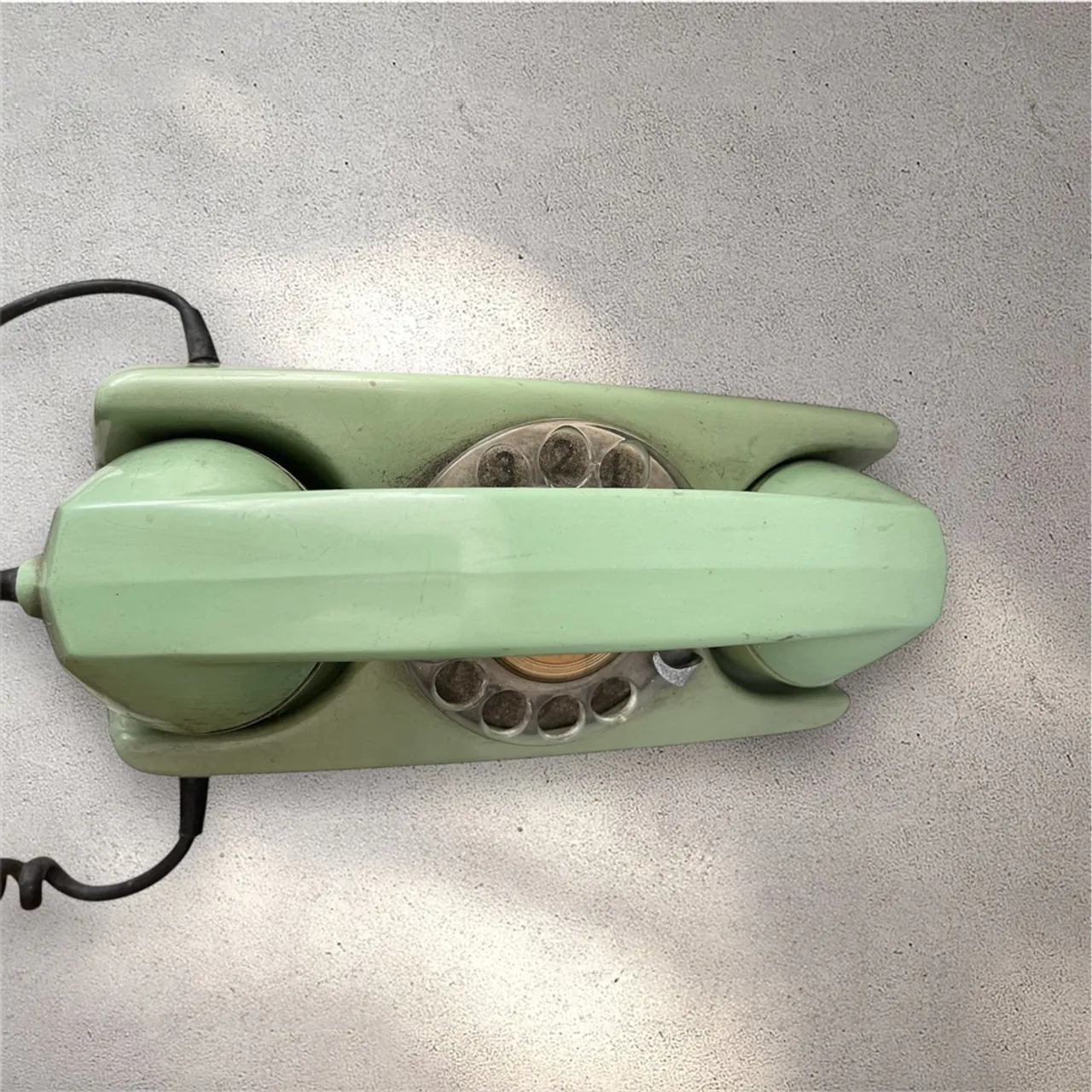 Telefone Fixo Vintage Verde