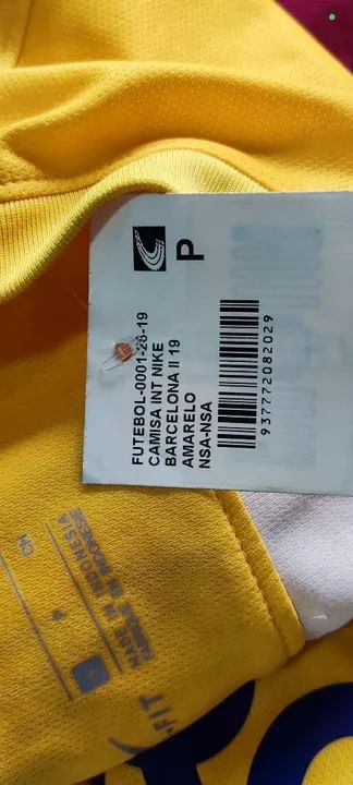 Camiseta do Barcelona - Tamanho P - Foto 5