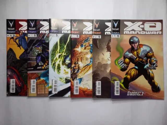 Quadrinhos X-O Manowar 1 a 11 Completa Editora HQ Maniacs 2013 Excelentes - Foto 2