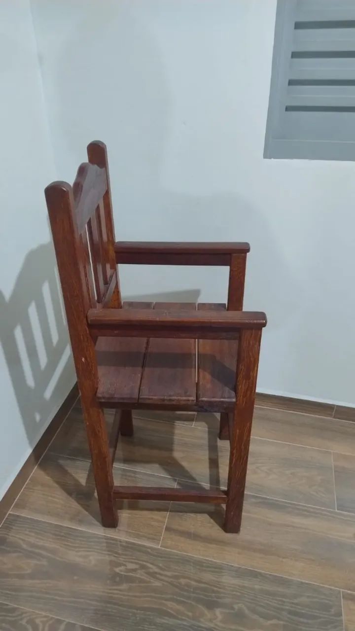 Cadeirão infantil de madeira - Foto 3
