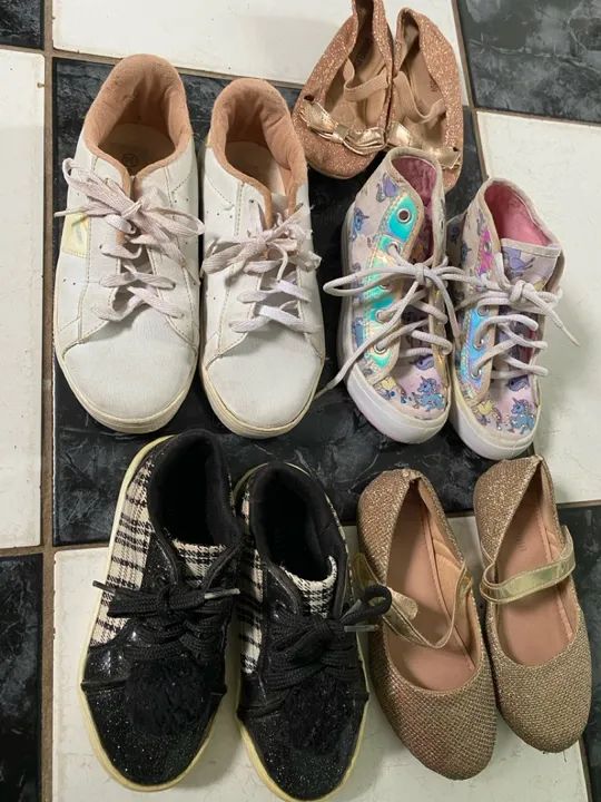 Vendo vários sapatos infantis 